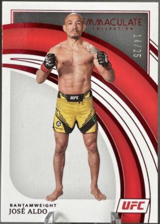 José Aldo 2022 Panini Immaculate UFC Base #74 Red