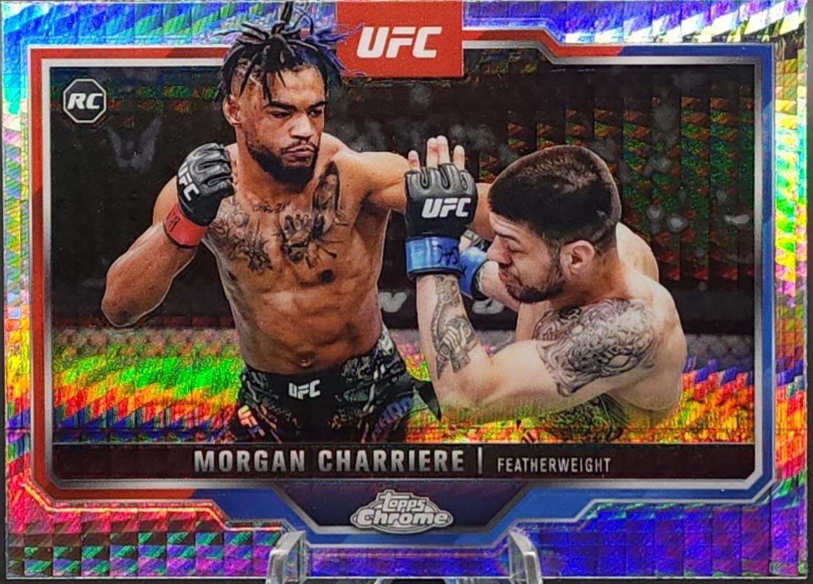 Morgan Charriere 2025 Topps Chrome UFC Base #37 Prism Refractor