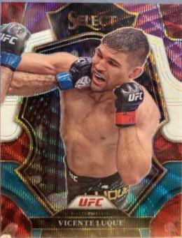 Vicente Luque 2023 Panini Select UFC Premier Level #123 Red Blue Base