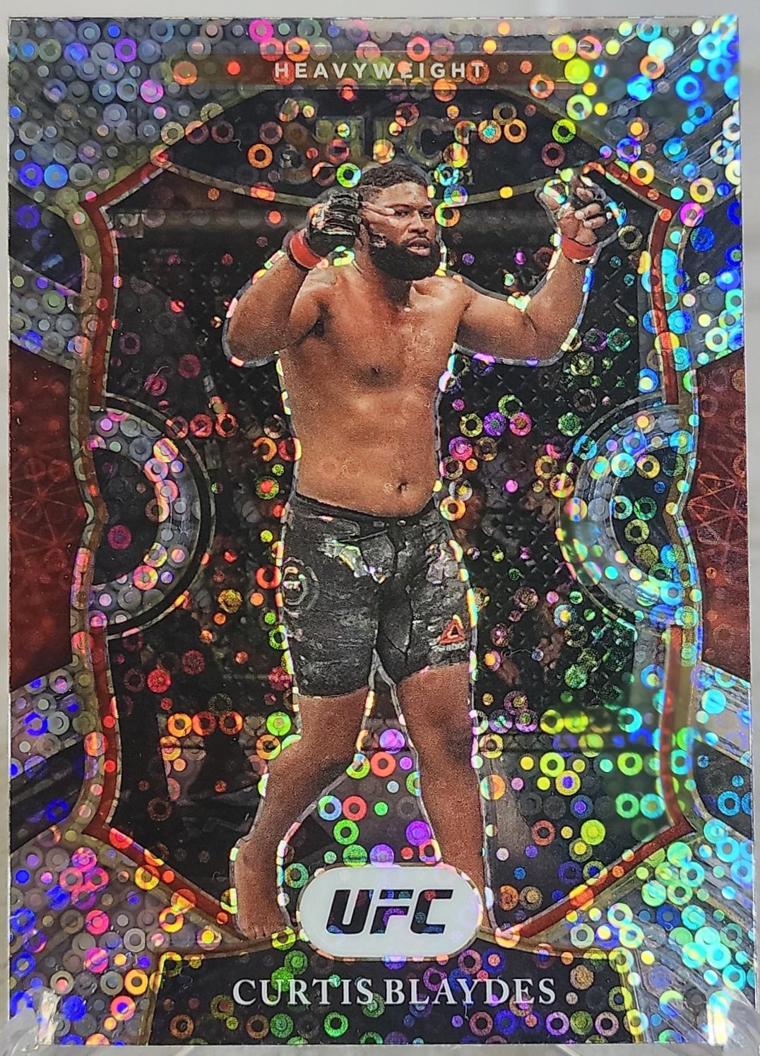 Curtis Blaydes 2021 Panini Select UFC Concourse #60 Disco