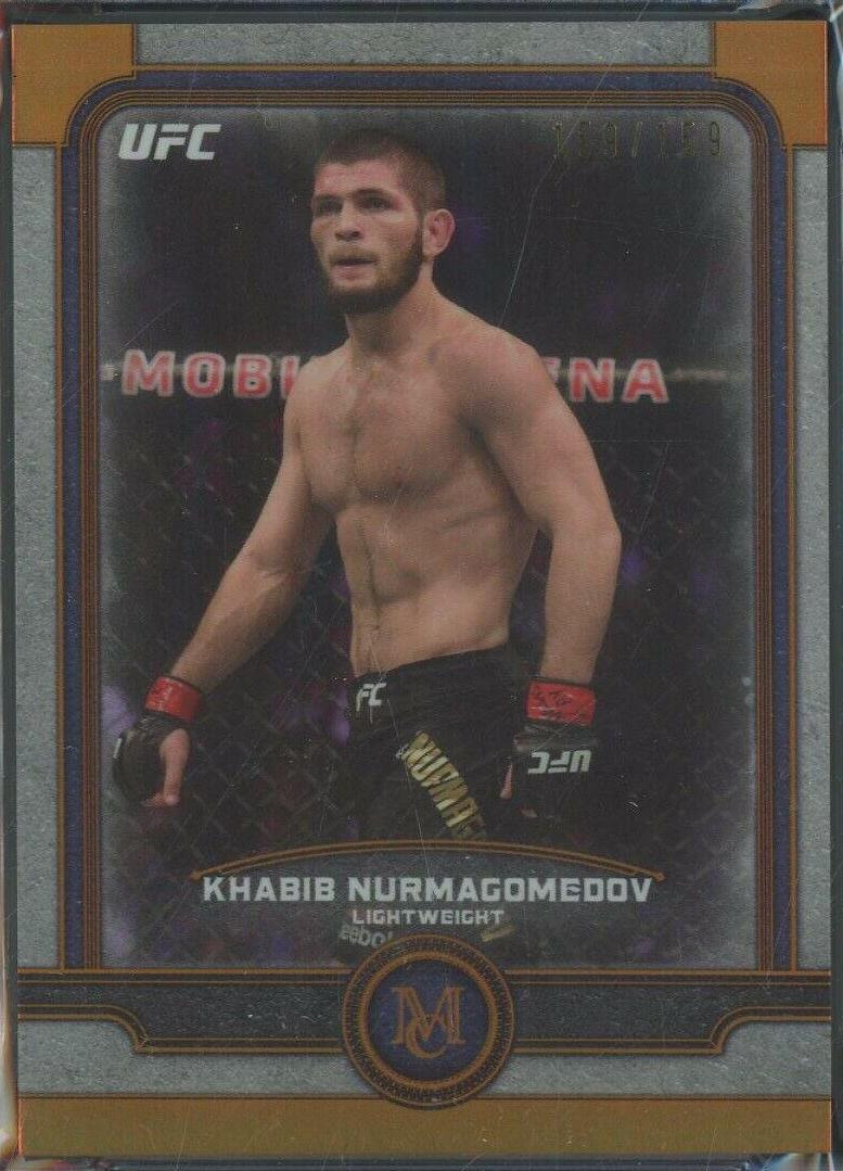 Khabib Nurmagomedov 2019 Topps UFC Museum Collection Base #15 Copper