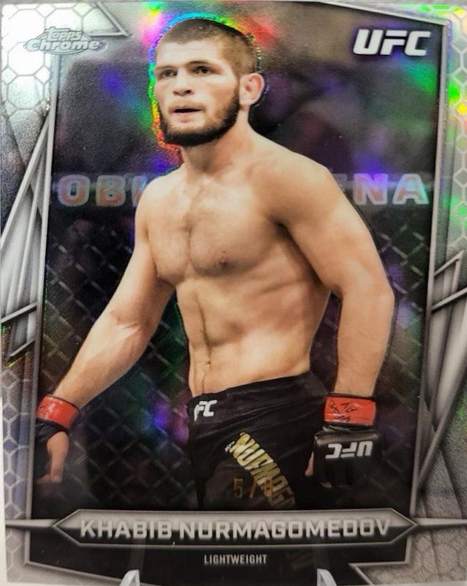 Khabib Nurmagomedov 2026 Topps Chrome UFC Base #140 Octafractor