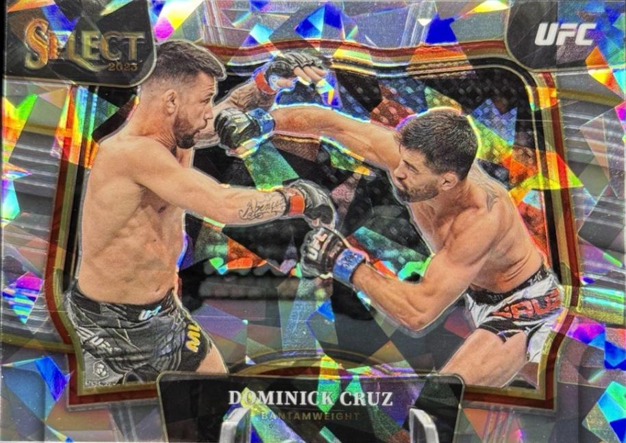 Dominick Cruz 2023 Panini Select UFC Octagonside #228 Cracked Ice
