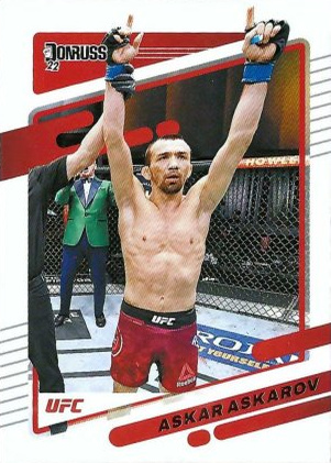 Askar Askarov 2022 Panini Donruss UFC Base #93 Purple Laser