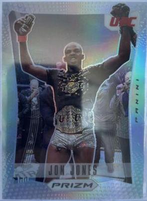 Jon Jones 2022 Panini Prizm UFC Prizm Flashback #24 Silver
