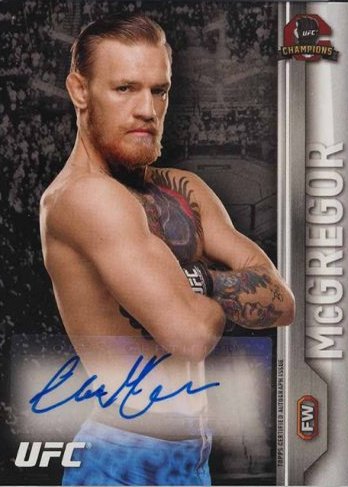 Conor McGregor 2015 Topps UFC Champions Autographs #FA-CMC Red