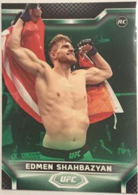 Edmen Shahbazyan 2020 Topps UFC Knockout Base #24 Green
