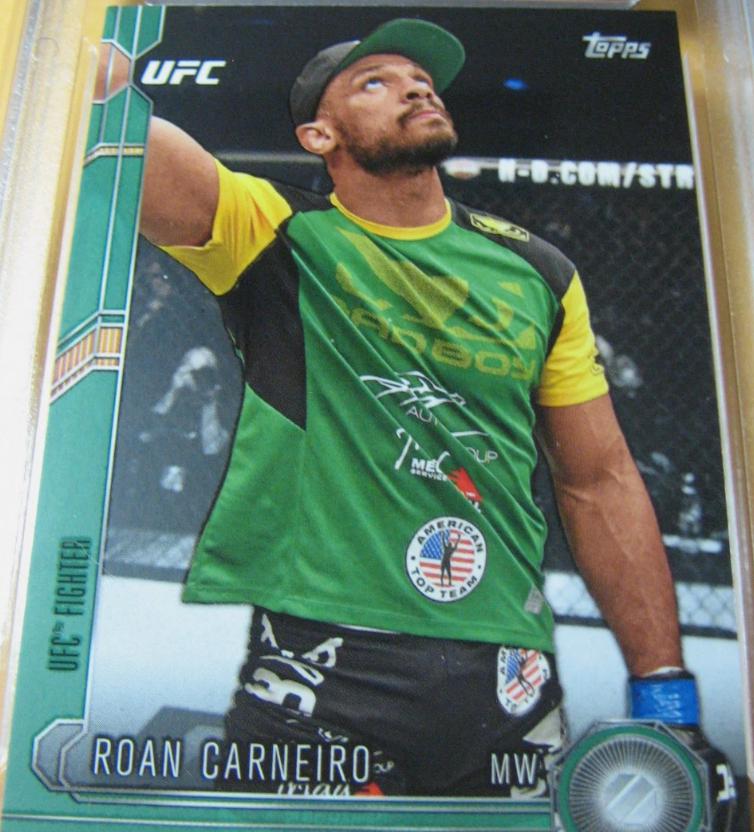 Roan Carneiro 2015 Topps UFC Chronicles Base #44 Green