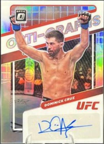 Dominick Cruz 2022 Panini Donruss Optic UFC Opti-Graphs #11 Holo