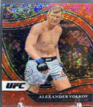 Alexander Volkov 2021 Panini Select UFC Octagonside #266 Red Disco