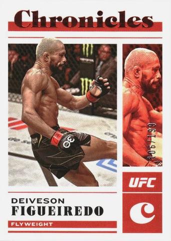 Deiveson Figueiredo 2023 Panini Chronicles UFC Base Chronicles #24 Red