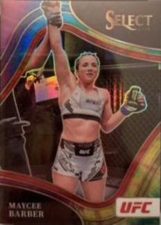 Maycee Barber 2022 Panini Select UFC Octagonside #240 Zebra