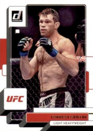 Forrest Griffin 2023 Panini Donruss UFC Base #103 Pink Laser