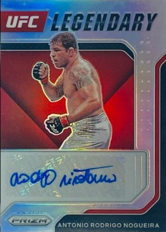 Antonio Rodrigo Nogueira 2022 Panini Prizm UFC Legendary Signatures #11 Black