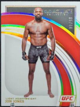 Jon Jones 2022 Panini Immaculate UFC Base #7 Gold