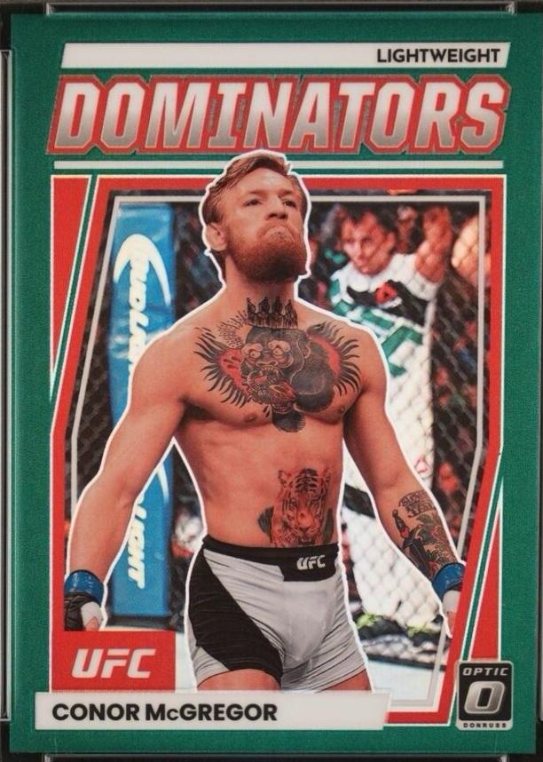 Conor McGregor 2023 Panini Donruss Optic UFC Dominators #4 Green