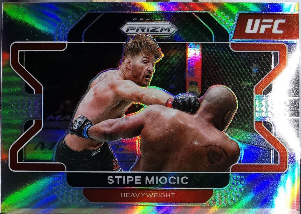 Stipe Miocic 2022 Panini Prizm UFC Base #100 Silver