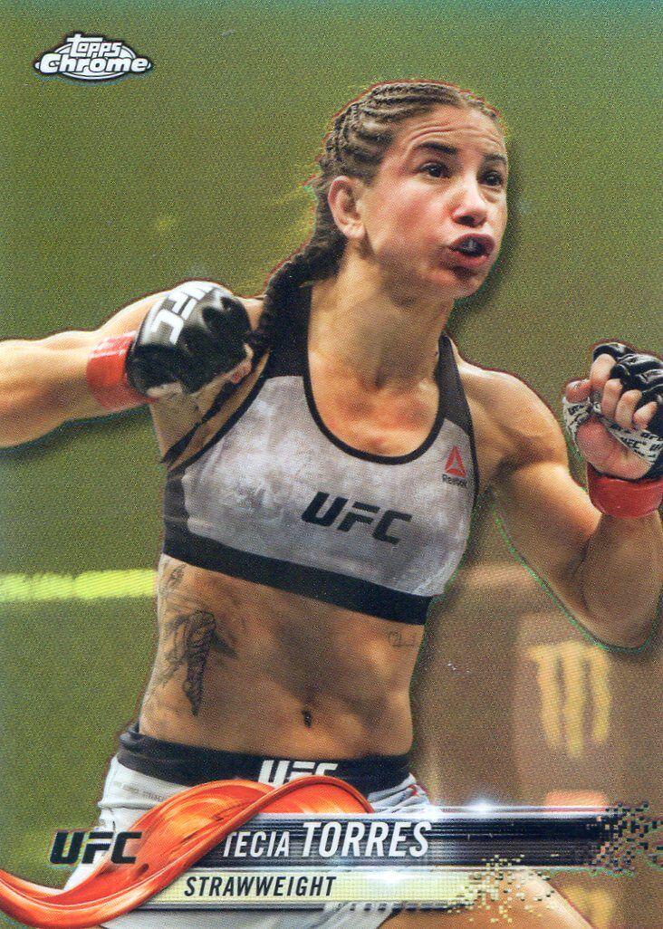 Tecia Pennington 2018 Topps Chrome UFC Base #48 Refractor