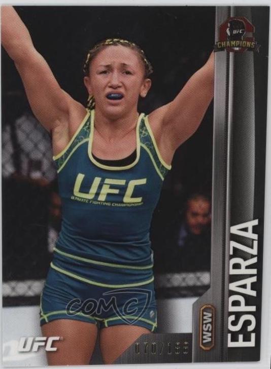 Carla Esparza 2015 Topps UFC Champions Base #173 Black