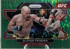 Glover Teixeira 2022 Panini Prizm UFC Base #81 Green Pulsar