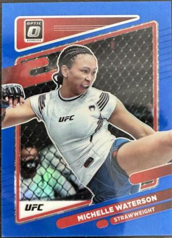 Michelle Waterson-Gomez 2022 Panini Donruss Optic UFC Base #89 Blue