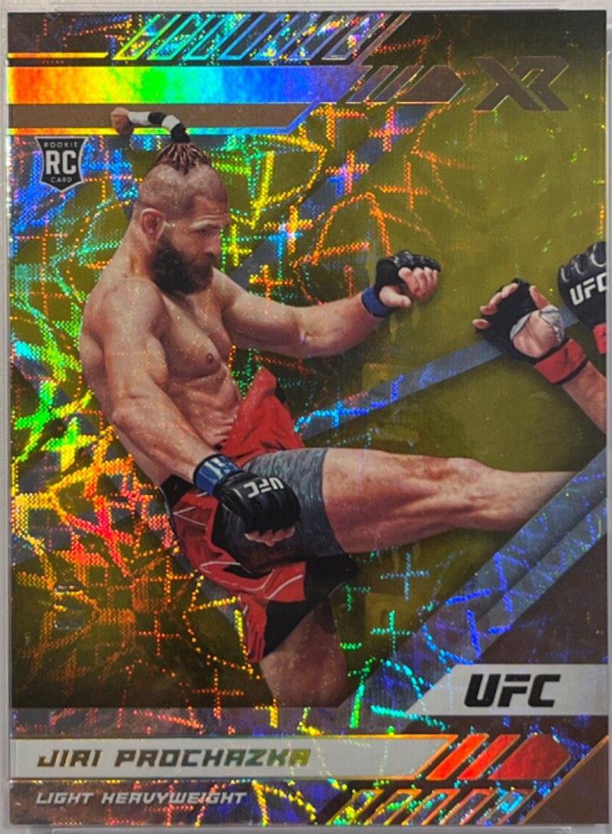 Jiri Prochazka 2021 Panini Chronicles UFC Base Certified #128 Asia Gold