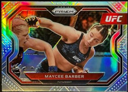 Maycee Barber 2021 Panini Prizm UFC Base #163 Silver