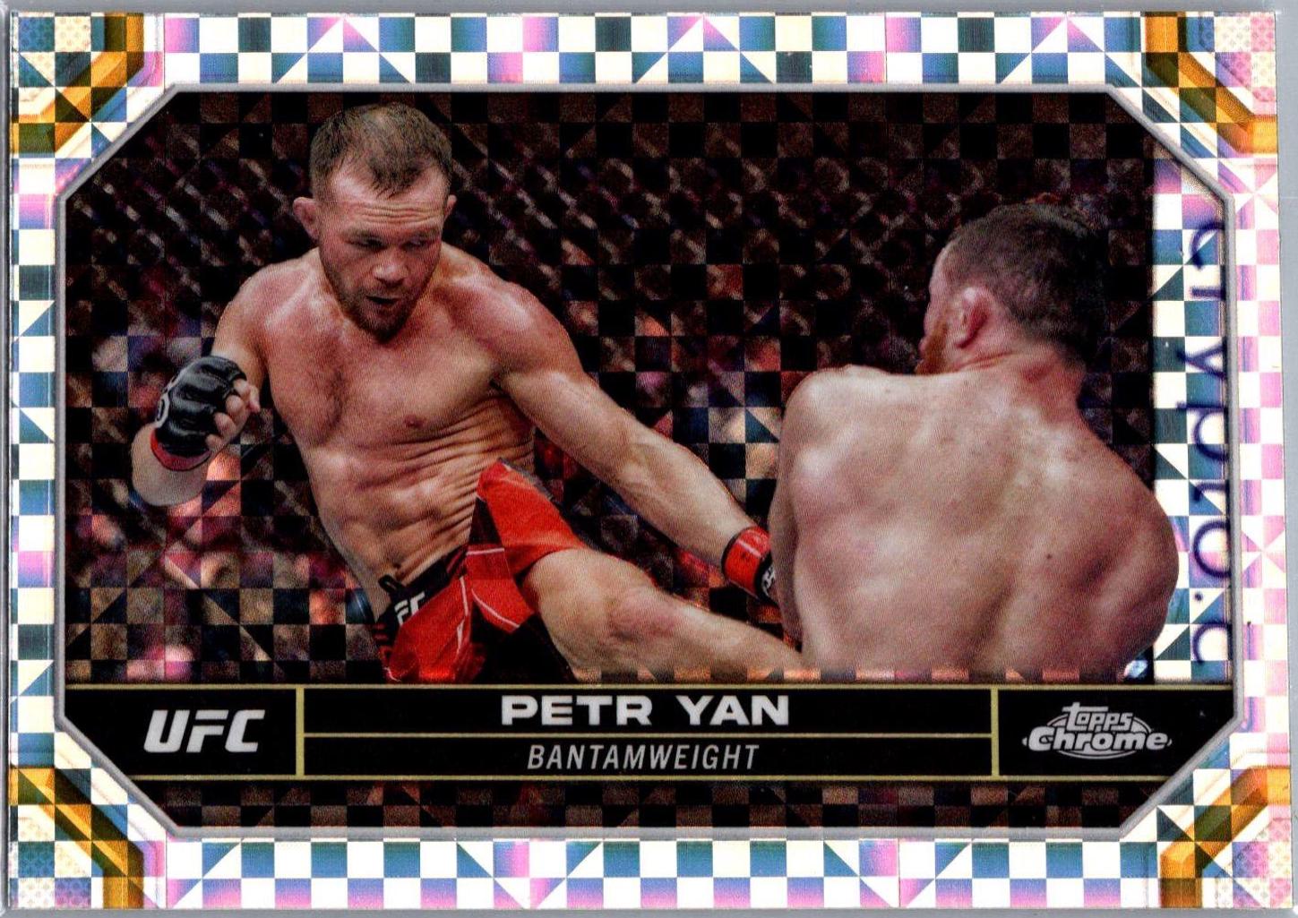 Petr Yan 2024 Topps Chrome UFC Base #156 X-Fractor