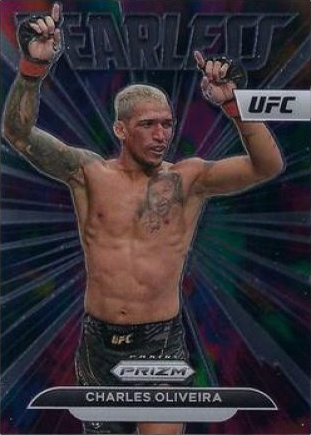 Charles Oliveira 2023 Panini Prizm UFC Fearless #17 Black