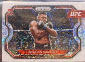 Joaquin Buckley 2021 Panini Prizm UFC Base #190 White Sparkle