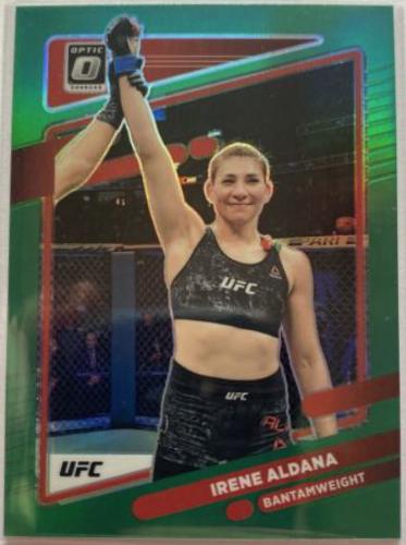 Irene Aldana 2022 Panini Donruss Optic UFC Base #35 Green