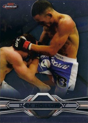 Max Holloway 2013 Topps Finest UFC Base #62 Superfractor