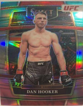 Dan Hooker 2022 Panini Select UFC Concourse #66 Teal and Pink