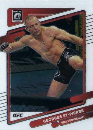 Georges St-Pierre 2022 Panini Donruss Optic UFC Base #57 Pink
