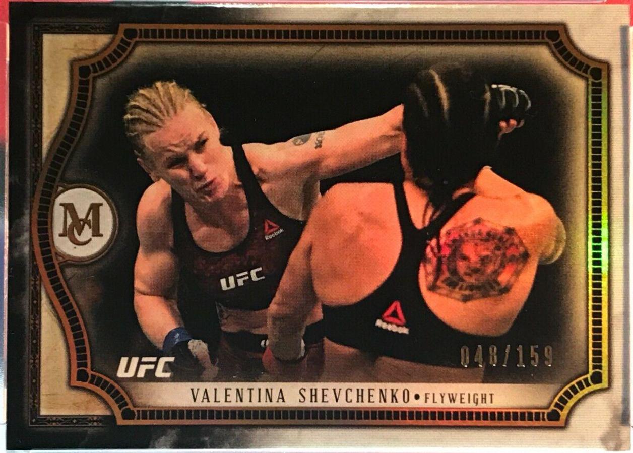 Valentina Shevchenko 2018 Topps UFC Museum Collection Base #31 Copper