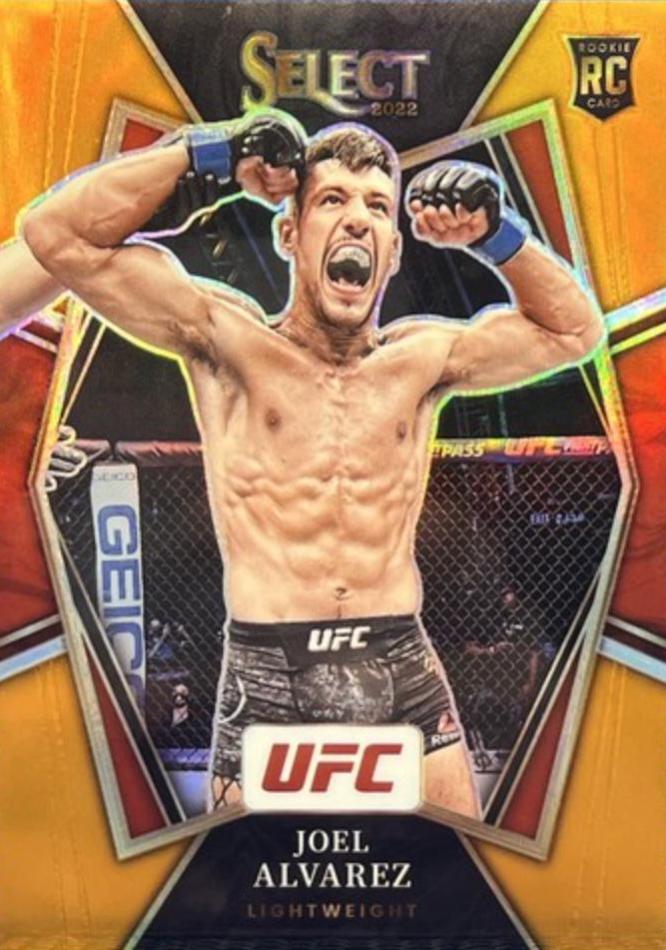Joel Alvarez 2022 Panini Select UFC Premier Level #150 Orange