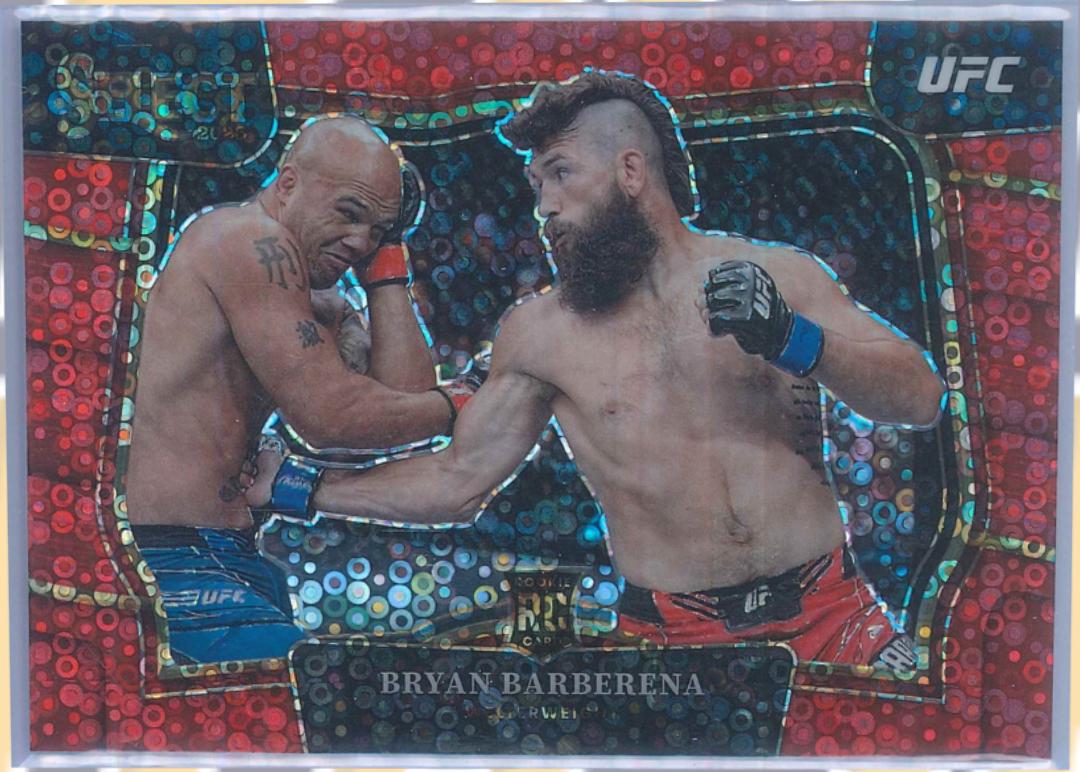 Bryan Barberena 2023 Panini Select UFC Octagonside #294 Red Disco