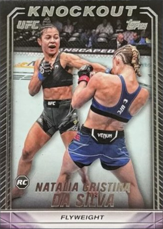Natalia Silva 2024 Topps Knockout UFC Base #3 Platinum