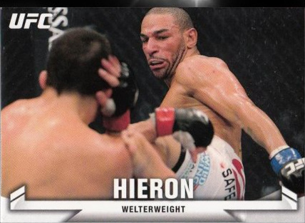 Jay Hieron 2013 Topps UFC Knockout Base #12 Red