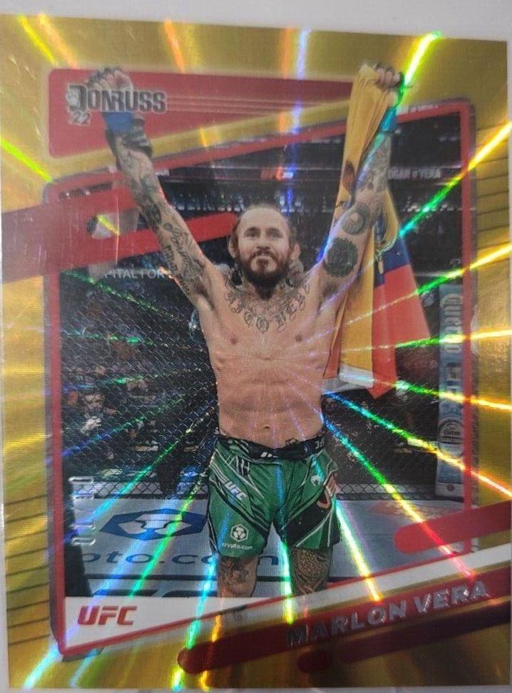 Marlon Vera 2022 Panini Donruss UFC Base #148 Gold