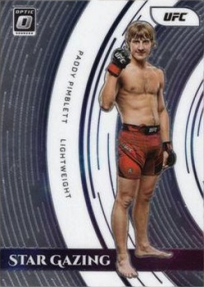 Paddy Pimblett 2022 Panini Donruss Optic UFC Star Gazing #18 Green