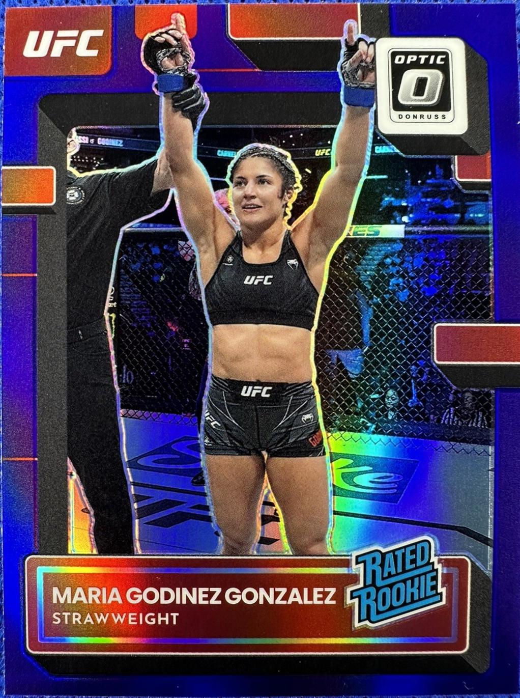 Maria Godinez Gonzalez 2023 Panini Donruss Optic UFC Base #129 Purple