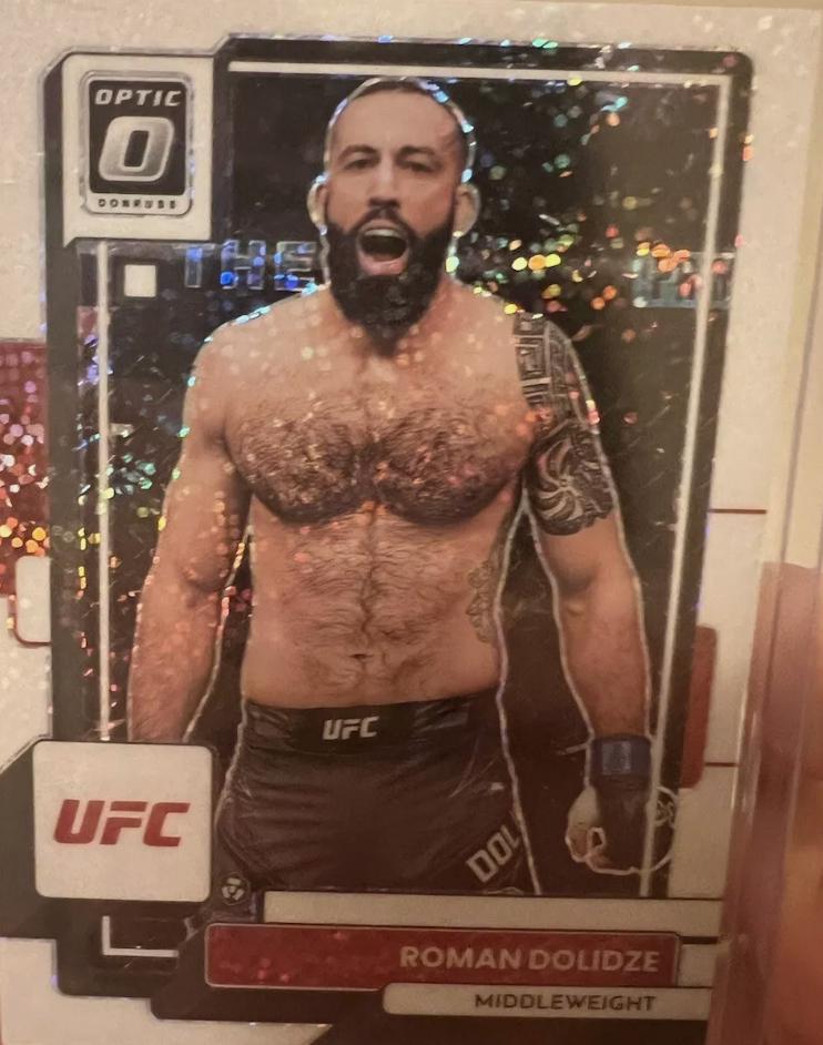 Roman Dolidze 2023 Panini Donruss Optic UFC Base #4 White Sparkle