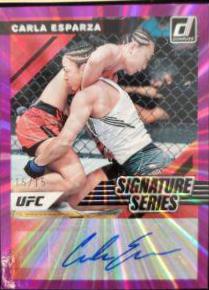 Carla Esparza 2022 Panini Donruss UFC Signature Series #56 Pink Laser