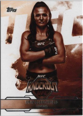 Erin Blanchfield 2025 Topps Knockout UFC Base #23 Sepia