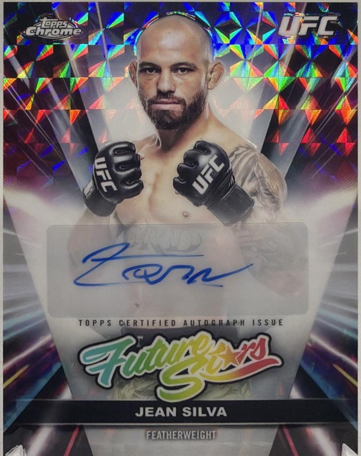 Jean Silva 2026 Topps Chrome UFC Future Stars Autographs #FSA-JS Geometric Refractor