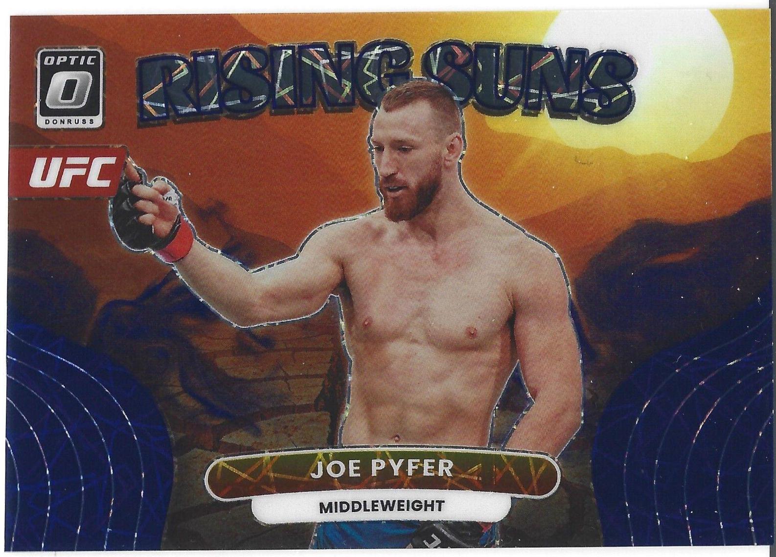 Joe Pyfer 2023 Panini Donruss Optic UFC Rising Suns #3 Purple Velocity