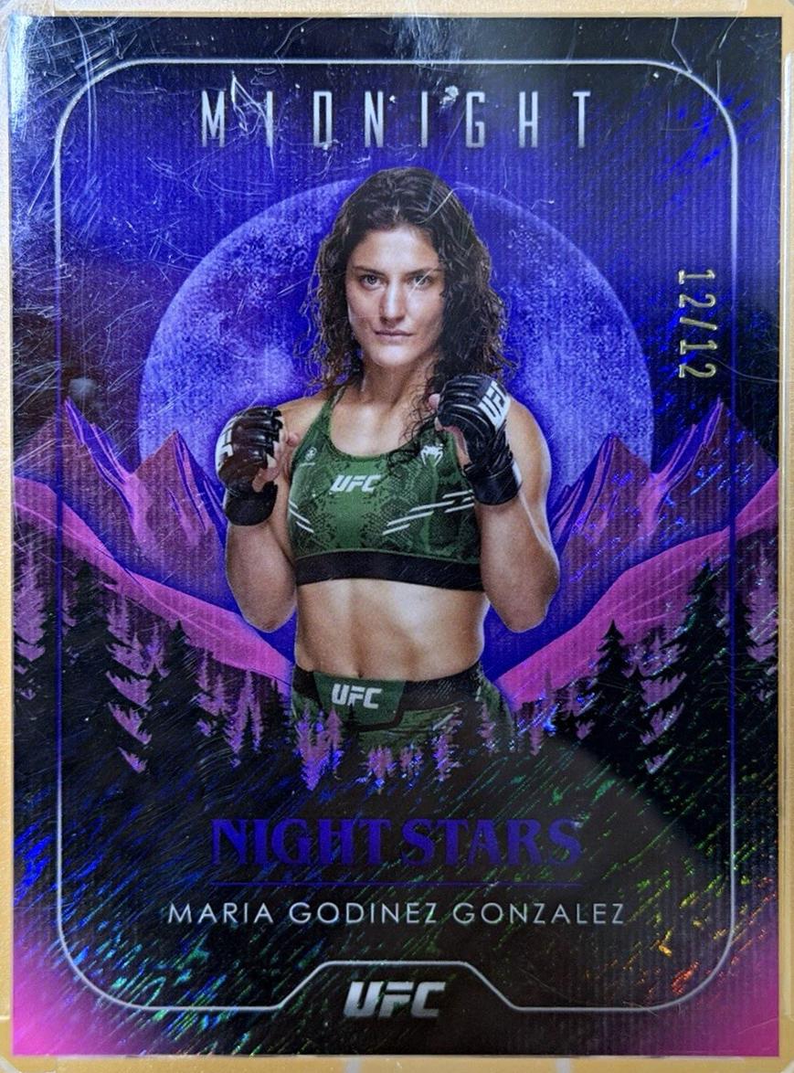 Maria Godinez Gonzalez 2024 Topps Midnight UFC Night Stars #NS-23 Midnight