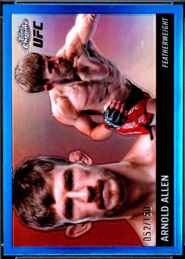 Arnold Allen 2025 Topps Chrome UFC 1955 Topps #SST-9 Blue Refractor