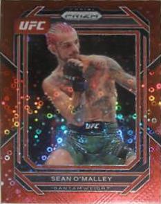 Sean O'Malley 2023 Panini Prizm Under Card UFC Base #156 Red